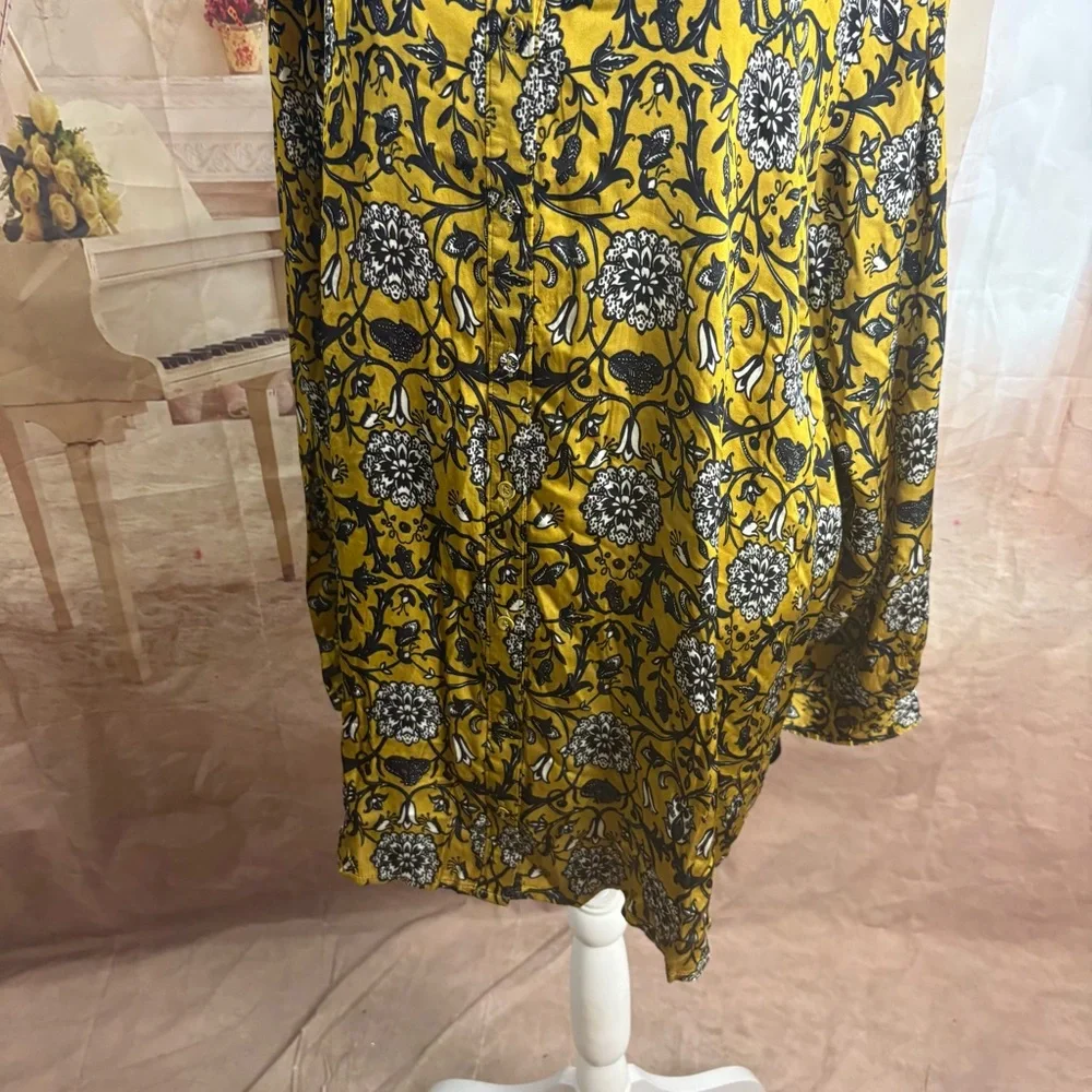 NEW Johnny Was MIEL DE LUNE VELVET BACK OVERSIZED SHIRT - Picture 5 of 13